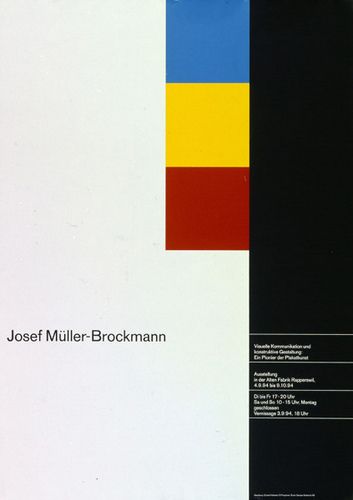 Josef Müller-Brockmann Joseph Muller, International Typographic Style, Graphic Design Collection, Swiss Design, Typography Layout, German Design, Grid Design, Design Graphique, History Design