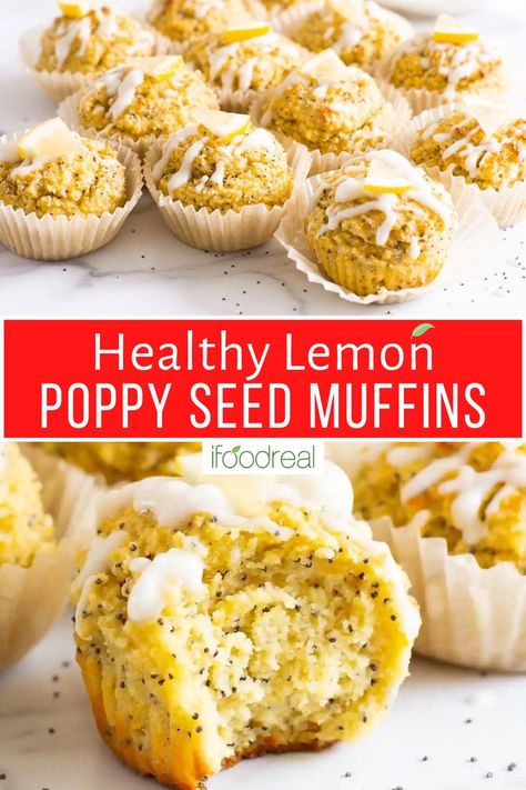 Healthy lemon poppy seed muffins. Lemon Muffins Healthy, Poppy Seed Muffins Healthy, Lemon Poppy Seed Muffins Healthy, Lemon Poppy Muffins, Lemon Poppy Seed Muffins Recipe, Healthy Cream Cheese, Lemon Poppyseed Pancakes, Poppyseed Muffins, Lemon Poppy Seed Muffins