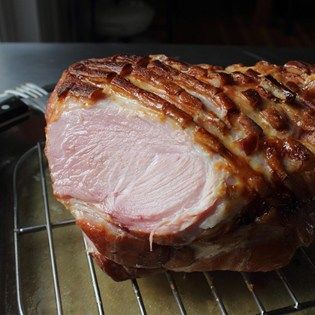 Home-Cured Holiday Ham I " Grilled it on the Big Green Egg. Amazing!" Holiday Ham Recipes, Roasted Ham, Shoulder Roast, Pork Shoulder Roast, Holiday Ham, Chef John, Food Wishes, How To Cook Ham, Leftover Ham