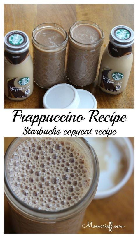 Starbucks Frappuccino Recipe, Minuman Starbucks, Coffee Frother, Coffee Yogurt, Coffee Percolator, Frappuccino Recipe, Copycat Starbucks Recipes, Starbucks Frappuccino, Inexpensive Meals