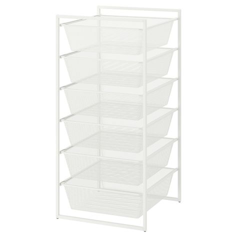 LENNART Drawer unit - white - IKEA Basket Drawers, Ikea Family, Drawer Unit, Shelf Unit, Container Store, Neat And Tidy, Drawer Organisers, Wire Baskets, Tidy Up