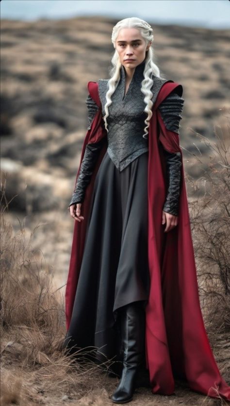 Daemon Targaryen Outfit, House Targaryen Outfit, Deneryes Targeryan Outfit, Dragon Tamer Outfit, Targaryen Inspired Dress, Game Of Thrones Outfit Inspiration, Game Of Thrones Inspired Outfits, Game Of Thrones Dress To Impress, House Of The Dragon Outfit