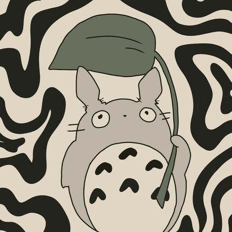 Totoro Grey Aesthetic, Totoro App Icons, Yk2 Icons, Wall Picture Collage, Wall Prints Art, Totoro Poster, Prints Ideas, Zestaw Ikon, Custom Ipad