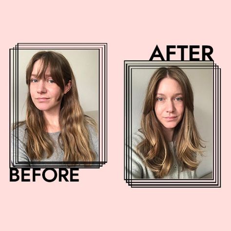 We spoke with a top hairstylist to figure out how to style your bangs based on your hair type and bang goal—and tips for how to fix bad bangs. Learn more inside. How To Fix Bangs, Bangs Vs No Bangs, Bad Bangs, Cowlick Hairstyles, Style Bangs, Wavy Bangs, Fine Thick Hair, Triangle Hair, Galaxy Hair