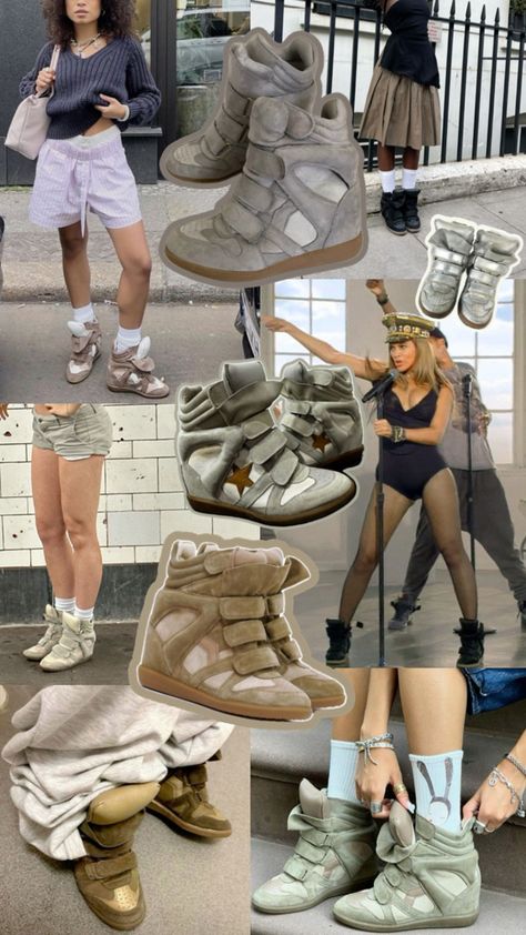 Just obsession atp Isabel Marant Sneakers, Outfit Inso, Pretty Shoes Sneakers, Fancy Shoes, Fashion Mood Board, Tomboy Style Outfits, Stockholm Fashion, Mini Short