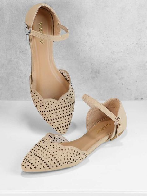 Cut Shoes For Women, Ella Shoes, Cut Shoes, Bridal Shoes Low Heel, Strap Flats, Fashion Shoes Sandals, Shoes Outfit Fashion, Ankle Strap Flats, Women Flats