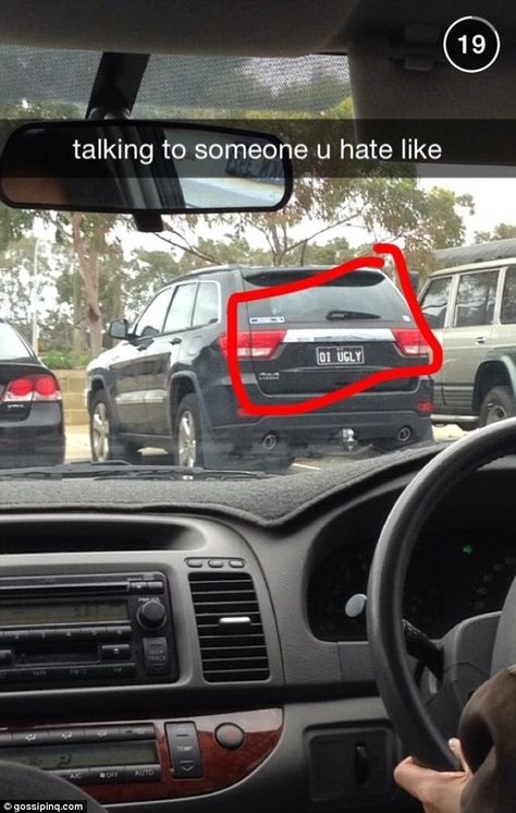 Funniest Snapchats, Funny License Plates, Bizarre Photos, Funny Car Memes, Good Morning Funny Pictures, Good Morning Funny, Snapchat Funny, Very Funny Pictures, Funny Text Messages