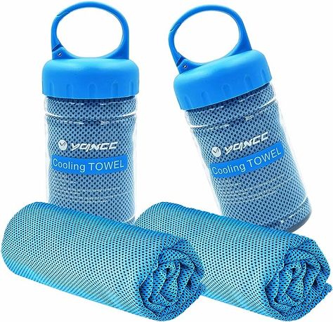 Amazon.com: YQXCC 2 Pack Cooling Towel (47"x12") Ice Towel for Neck, Soft Breathable Chilly Towel, Microfiber Cool Towel for Yoga, Golf, Gym, Camping, Running, Workout & More Activities : Sports & Outdoors Cold Towels, Neck Yoga, Cooling Towels, Towel Workout, Ice Cooler, Gym Towel, Sport Towel, Travel Towel, Golf Towels