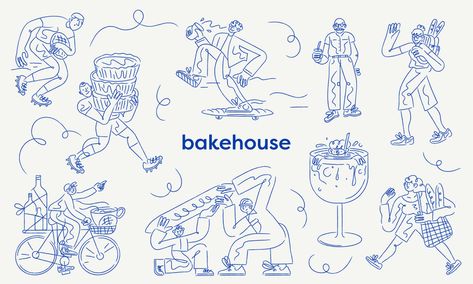 Kith And Kin, Bakery Branding, Cafe Branding, Bakery Logo, Graphic Design Packaging, The Bakery, Logo Mark, Print Magazine, Logo Concept