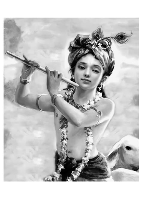 Krishna Black And White, Krishna Black, Iron Man Fan Art, Drawings Sketches Pencil, Sketch Images, Realistic Sketch, Spiritual Paintings, A Level Art Sketchbook, Pencil Sketch Images