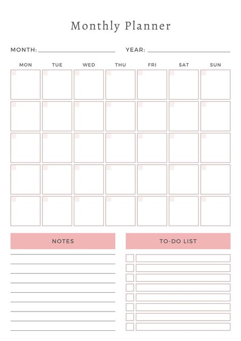 Goodnotes Monthly Planner Template Free, Aesthetic Planner Ideas Template, Monthly Planner Template Pink, Good Notes Templates Free Planner 2023, Month Schedule Planner, Monthly Planner Template Free Printable, Goodnotes Monthly Planner, Aesthetic Monthly Planner, Pink Monthly Planner