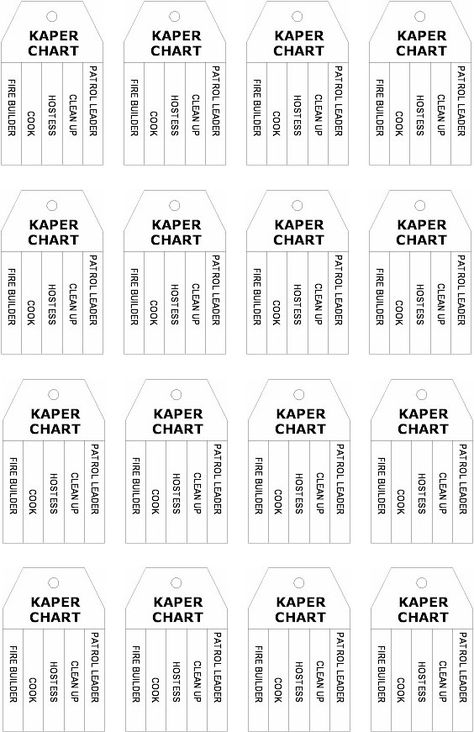 Kapers Chart, Kaper Chart, Scout Law, Gs Swaps, Girl Scout Law, Brownie Ideas, Girl Scout Cookies Booth, Girl Scout Troop Leader, Brownie Scouts