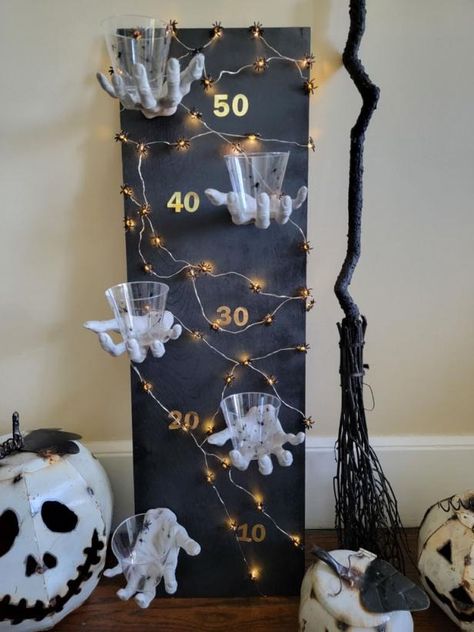 Halloween Party Game Touch-and-Feel for Kids or Adults | HGTV Halloween Kid Party, Adult Halloween Party Games, Kid Friendly Halloween Party, Teen Halloween Party, Party Game Ideas, Boo And Buddy, Fun Halloween Party Games, Hocus Pocus Party, Beetlejuice Halloween