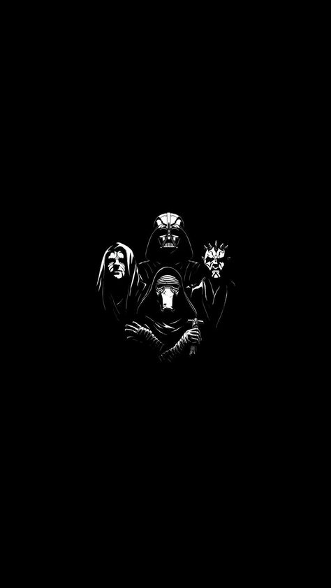 Star Wars Wallpaper, In The Dark, Phone Wallpaper, Star Wars, Wallpapers, Black And White, Iphone, White, Black