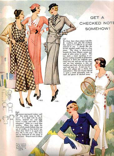 Springtime day wear looks (including a tennis outfit) from May 1933. 1933 Fashion, 1930s Fashion Women, Vintage Fashion 1930s, Madame Gres, 1930 Fashion, Golf Attire Women, 30s Fashion, Golf Clothing, Tennis Fashion