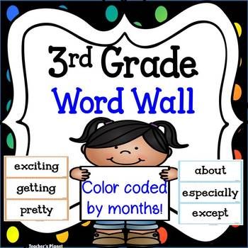 3rd Grade Word Wall, 3rd Grade Words, Name Writing Practice, Third Grade Resources, Teaching Spelling, Third Grade Reading, Ela Teacher, Phonics Words, Elementary Ela