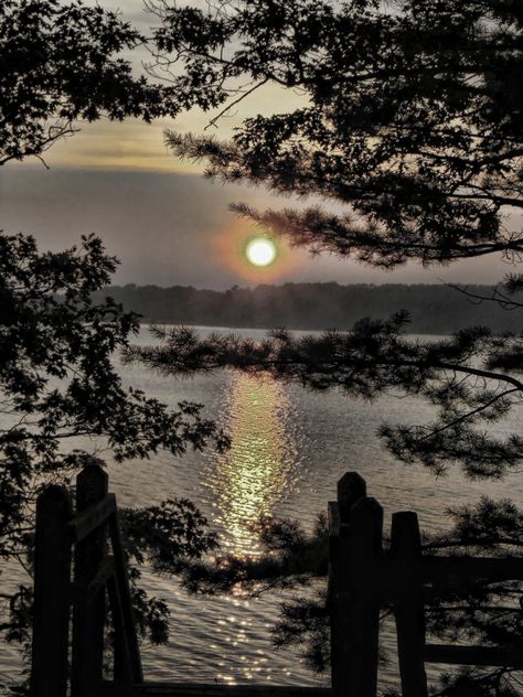 Sunrise over Duck Lake, Interlochen, Michigan Interlochen Michigan, Night Snapchat, Traverse City Mi, Camp Counselor, Dream High, Dream School, Upper Peninsula, The Great Lakes, And July