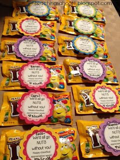 Teaching's a Hoot!: Classified Staff Appreciation Week! Staff Diy, Staff Appreciation Week, Appreciation Gifts Diy, Staff Appreciation Gifts, Teacher Treats, Teacher Appreciation Gifts Diy, Volunteer Gifts, Volunteer Appreciation, Staff Gifts