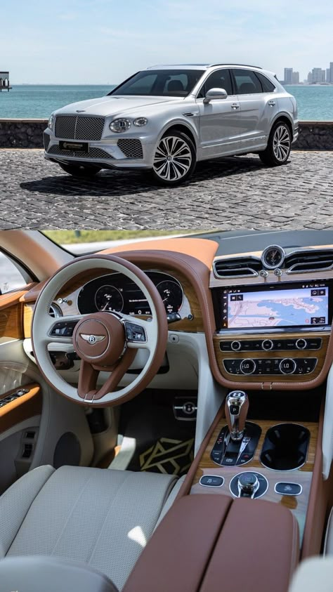 The Bentayga is an all wheel drive 4 door with 5 seats, powered by a 4.0L TWIN TURBO V8 engine that has 404 kW of power (at 6000 rpm) and 770 Nm of torque (at 1960 rpm) via an Eight-speed Automatic. Cars Pfp, Gta 5 Online Cars, Pfp Purple, Bentley Suv, Cars Japan, Modded Cars, New Bentley, Bentley Bentayga, Panoramic Sunroof