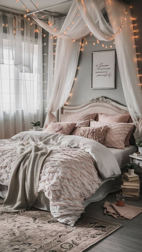 Romantic Bedrooms For Couples, Romantic Master Bedrooms Decor, Bedroom Decor For Couples Romantic, Bedroom Decor Romantic, Romantic Bedrooms, Bedrooms For Couples, Romantic Inspiration, Fall Bedroom Ideas, Plush Bedding