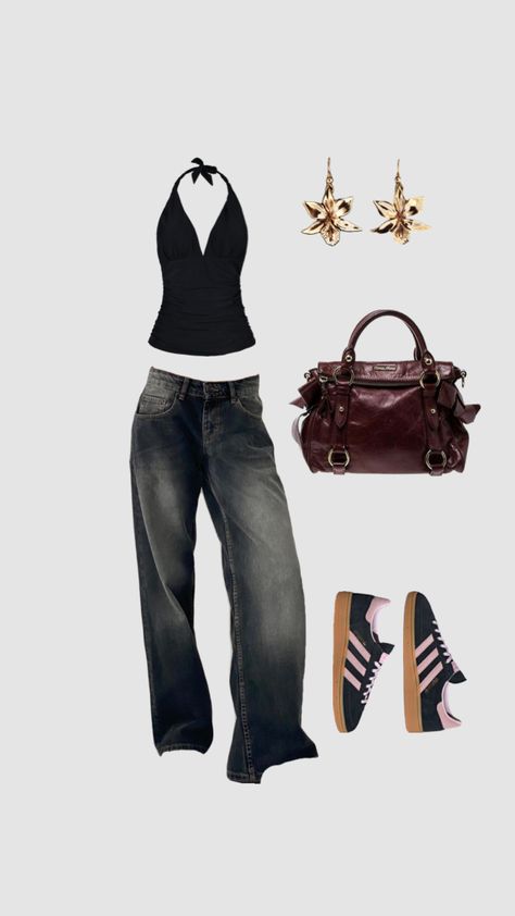 #myfirstshuffle #cute #outfit #ahs Girly Streetwear, Ahs Style, 00s Fashion, Outfit Layout, Simple Fits, Y2k Clothing, Old Money Style, Outfit Maker, Cute Everyday Outfits