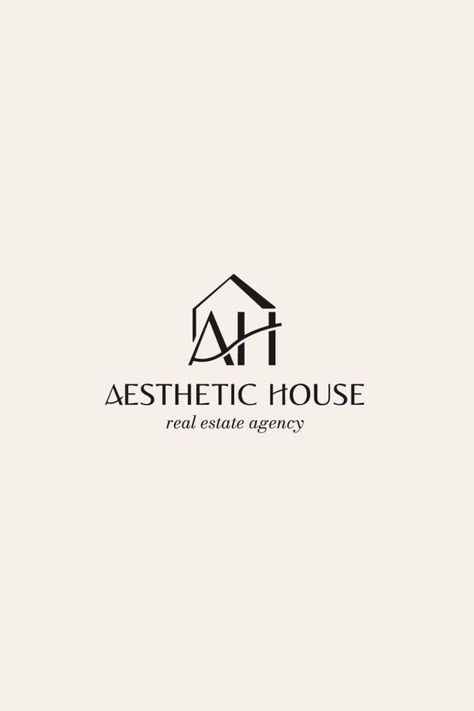 AH Monogram Real Estate Logo howtodesignalogotutorials #howtodesignalogodiy #designeditmyself. Real Estate Logos Minimalist, Logo Real Estate Luxury, Real Estate Instagram Aesthetic, Elegant Real Estate Logo, Modern Real Estate Logo, Mediterranean Logo, Real Estate Branding Ideas, Ah Monogram, Ah Logo