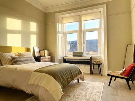 North, East, South, West Facing Rooms - Ask The Experts East Facing Bedroom Ideas, West Facing Bedroom Paint Colors, Picture Rail Paint, North Facing Bedroom Ideas, West Facing Room Paint Color, East Facing Room Paint Colors, West Facing Bedroom, Lick Paint Colours, Picture Rail Ideas