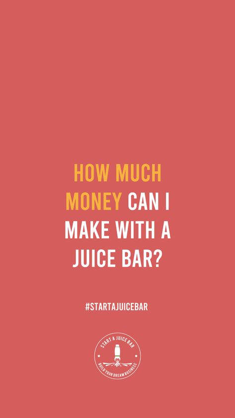 Launching a juice bar can be a lucrative venture with the potential for substantial returns on your investment of time, energy, and financial resources. Think big about your earnings—scaling up could mean big profits. But before diving in, ask yourself, "How much do I want to make?" Let that guide your strategy and remember your earnings are directly influenced by the effort, attention, and skills you invest in your business. Location Analysis, Bar Business, Juice Branding, Wellness Shots, Smoothie Bar, Creating A Business Plan, Cold Pressed Juice, Competitive Analysis, Juice Bar