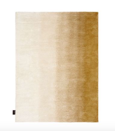 Carpets | Gradient Rug | Hundred Mile Home New York Gradient Carpet, Minimalist Rugs Gold, Golden Sand Carpets, Gradient Rug, Ochre Rug, Yellow Shaggy Rug, Carpet Texture, Soft Carpet, Rug Texture