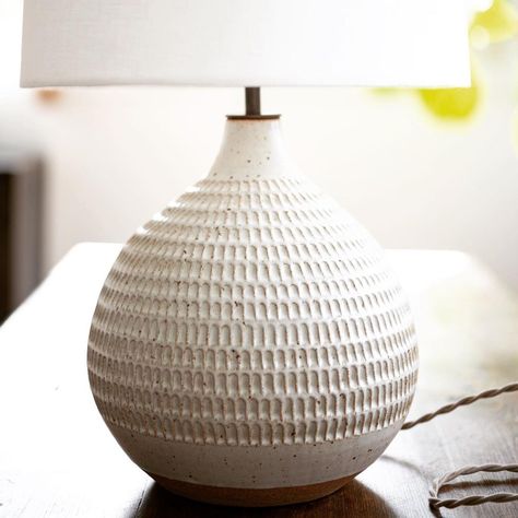 White Ceramic Lamps, Ceramic Lamp Base, Wooden Lampshade, Ceramic Lamps, Mt Washington, Pottery Lamp, Pottery Handbuilding, Ceramic Ideas, Ceramics Projects