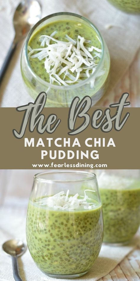 Matcha Chia Pudding, Chia Recipe, Green Tea Recipes, Chia Pet, Chia Seed Recipes, Matcha Recipe, Chia Pudding Recipes, Matcha Green, Chia Pudding