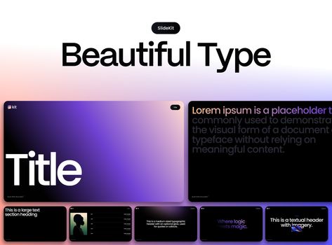 SlideKit Presentation System — Figma Resources on UI8 Creative Table Design Layout, Web Design System, Figma Presentation Template, Table Presentation Design, Gradient Presentation Design, Figma Presentation Design, Tech Presentation Design, Title Slide Design, Tech Presentation