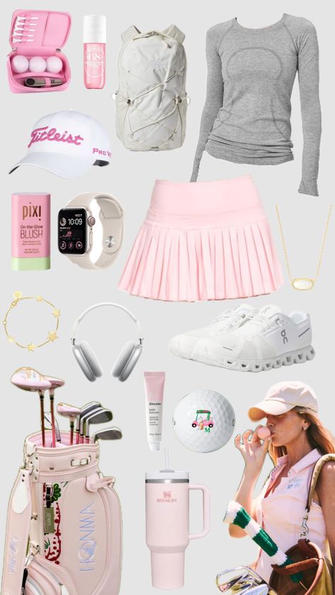 #golf #outfitinspo #preppy #beauty Cute Golf Outfit, Golf Preppy, Golf Inspiration, Tennis Outfit, Girls Golf, Cute Dress Outfits, Golf Attire, Golf Wear, Golf Outfits Women