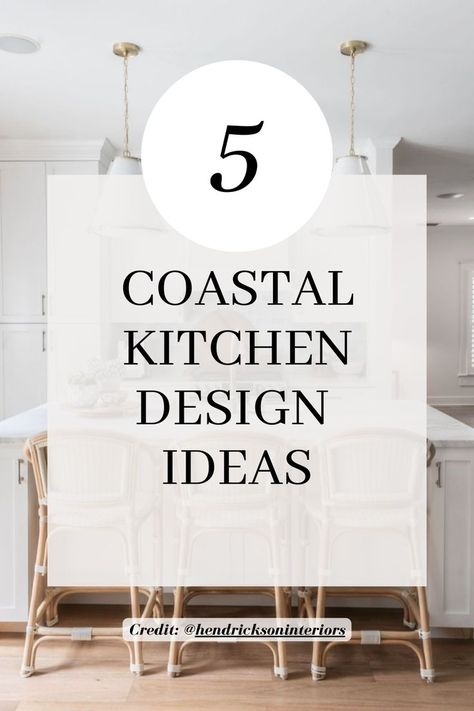 If you’re looking for the best coastal kitchen design inspirations, then you’ve come to the right place. This post is all about beautiful kitchen designs that you must see! Beach House Renovation Ideas, Coastal Boho Interior Kitchen, Beach Kitchen Ideas Coastal Colors, Coastal Kitchens Beach Houses, Beach House Kitchen Ideas, Whitewashed Cabinets, Small Coastal Kitchen Ideas, Over Cabinet Decor, Beachy Kitchen Ideas