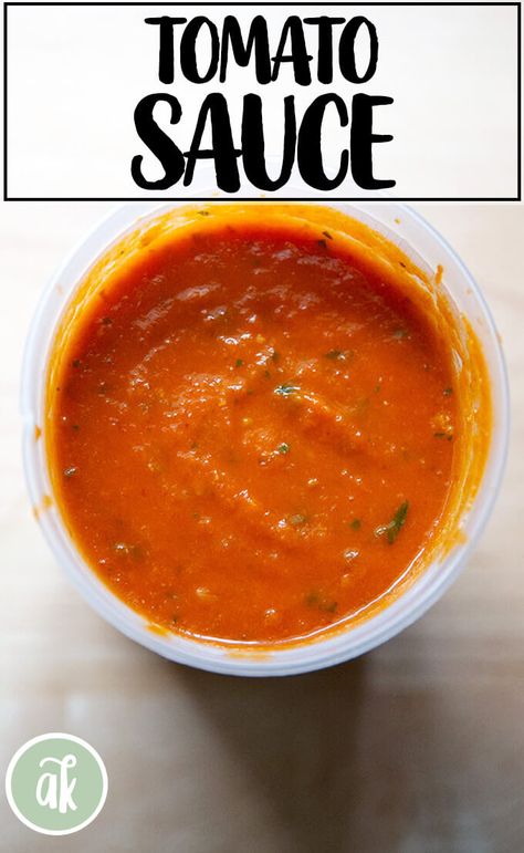 This has become my go-to sauce for homemade pizza, pasta, lasagna, and the like! Made with canned tomatoes, onion, garlic, and lots of fresh basil, it tastes incredibly fresh and comes together in just about 20 minutes. What's more, you can easily adapt it to make a quick, creamy vodka sauce! #tomato #sauce #simple #canned #basil #vodka Tomato Sauce Canned Tomatoes, Alexandra Cooks, Homemade Vodka Sauce, Creamy Vodka Sauce, Pasta Lasagna, Tomato Butter, Cherry Tomato Sauce, Chili And Cornbread, Tomato Basil Sauce