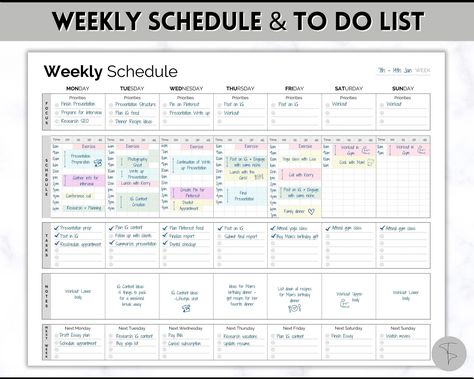 MINIMALIST Weekly Planner, To Do List Printable, Weekly Checklist PDF, Hourly Schedule, Week at a glance, A5, Happy Planner, ADHD, 15 Minute | Printable Planner For Moms by  Laura Sheehan Weekly Routine Schedule, Planner Organization Ideas, Minimalist Weekly Planner, Weekly Checklist, Hourly Schedule, Weekly Hourly Planner, Week At A Glance, To Do List Printable, Planner To Do List