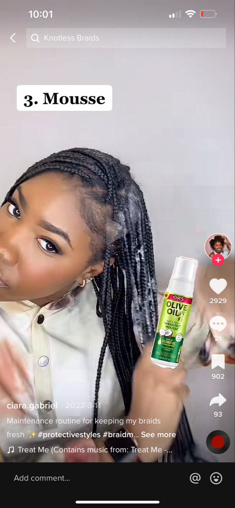 Hair Mousse For Braids, Braid Mousse, Mousse For Braids, Hair Mousse, Updo Hairstyles, Curly Hair Care, Protective Styles, Braided Hairstyles, Curly Hair