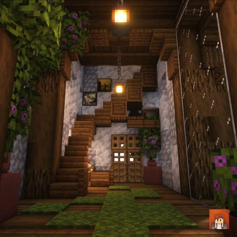 Here's just the staircase of my base in my survival world. The texture pack I use is 'Stay True' and shaders 'complementary shaders' #Minecraft #MinecraftBuilds #MinecraftHouse #minecraftbuildingideas #Victorian #MinecraftBase #minecraftstorageroom #minecraftinterior #cozyminecraftinterior #cozy #interiordesignideas Pillars In Minecraft, Minecraft Mini House Interior, Minecraft Loft Interior, Wooden Minecraft Bridge, Sand Base Minecraft, Minecraft Cottage Interior Ideas, Goth Mc House, Minecraft Wrap Around Porch, Underground Stairs Minecraft