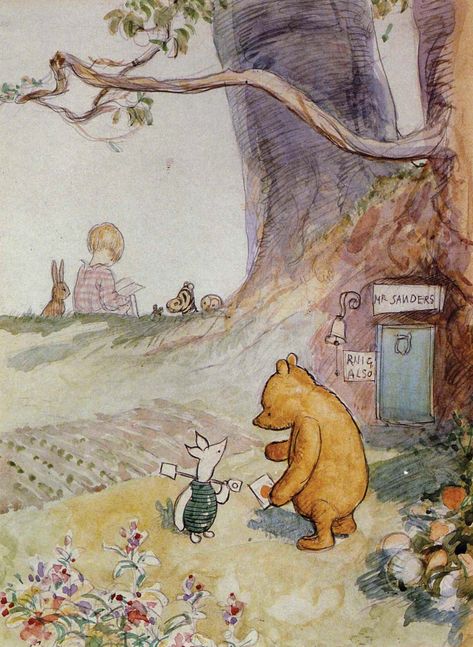 Winnie-the-Pooh | Characters & Facts | Britannica Winnie The Pooh And Piglet, Pooh And Piglet, Classic Winnie The Pooh, Nursery Art, Winnie The Pooh, Nursery, Art