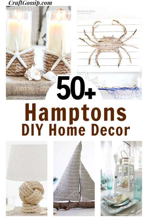 Nautical Rope Decor, Shabby Chic Chandelier, Hamptons Decor, Crab Art, Recycled Crafts Kids, Nautical Diy, Seashell Wall Art, Auction Projects, Shell Candles