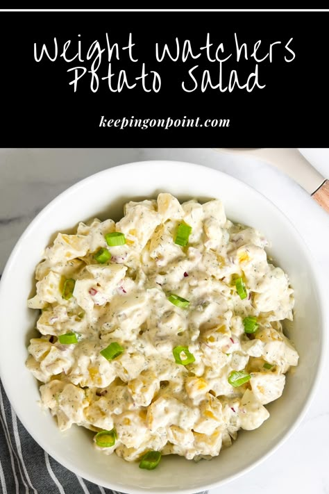 Potato Salad – Keeping On Point Low Cal Potato Salad, Ww Potato Salad, Weight Watchers Potato Salad, Low Fat Potato Salad, Keeping On Point Recipes, Ww Sides Dishes, Ww Salad Recipes, Ww Potato Recipes, Ww Plans