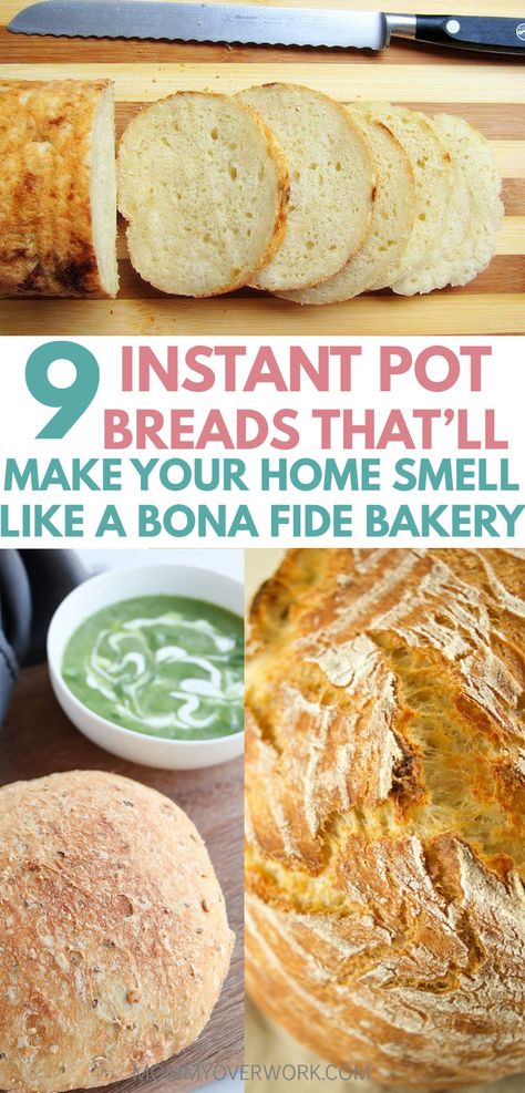 Best INSTANT POT BREAD recipes for the instant pot duo or lux! Bread in an electric pressure cooker is fast, easy, and perfect for busy families! Learn how to make healthy, gluten free, low carb paleo or keto friendly, or vegan dough. Sourdough, no knead, whole or white wheat, banana loaf, zucchini bread, and bonus bread pudding! #instantpot #instantpotrecipes #vegetarian #vegetarianrecipes #healthyrecipes Instant Pot Bread Recipes, Vegan Dough, Instant Pot Bread, Pot Bread, Banana Loaf, Electric Pressure Cooker Recipes, Best Instant Pot Recipe, Oreo Dessert, Electric Pressure Cooker