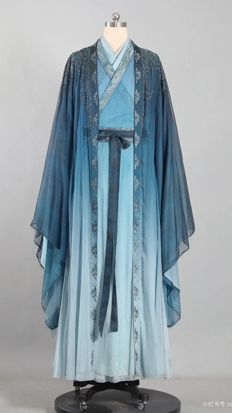 Traditional Chinese Clothing Male, Hanfu Design, Chinese Fancy Dress, Fashion Chinese, Ancient Dress, Chinese Style Dress, Male Kimono, Chinese Fashion, Star Wars Outfits