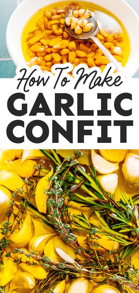 Garlic Oil Recipe, Vegan Garlic Bread, Confit Recipes, Vegetarian Appetizer, Garlic Confit, Healthy Budget, Acorn Squash Recipes, Vegetarian Italian, Olive Oil Recipes