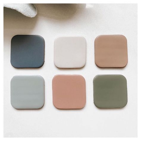 Clay Colour Palette, Polymer Clay Color Palette, Apartment Paint Colors, Polymer Clay Home Decor, Clay Color Palette, Salons Cottage, Color Moodboard, Design Color Palette, Clay Color