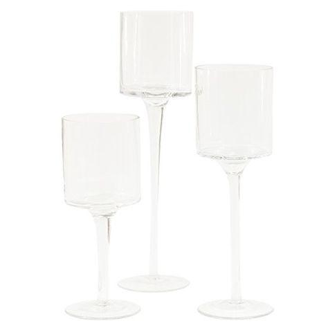 Free 2-day shipping on qualified orders over $35. Buy DIY Wedding Koyal Wholesale Long Stem Glass Candle Holder, Set of 3 at Walmart.com Floating Candle Vase, Stemmed Candle Holders, Floating Candle Holders, Tall Candle Holders, Floating Candle, Tall Candle, Selling Candles, Glass Candle Holder, Candle Vase