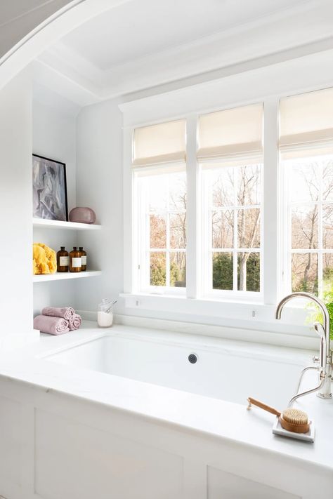 Lambert - Erin Kestenbaum Photography Tub By Window, Erin Kestenbaum, Picture Window, Picture Windows, Photography Projects, Bay Window, Bathrooms, New Homes, Bath