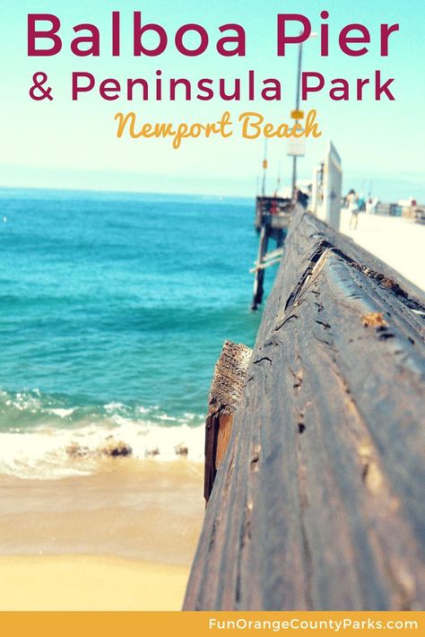 Balboa Pier and Peninsula Park in Newport Beach Beach Playground, Balboa Beach, Orange County Beaches, Beach Hair Accessories, Balboa Island, Bike Trail, California Summer, 140 Pounds, Romantic Weekend