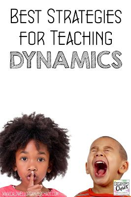 Best Strategies for Teaching Dynamics. Organized Chaos. TONS of lesson ideas for teaching students to respond to, perform, and create with dynamics, from kindergarten through elementary and middle school ages. Dynamics Music Lesson Activities, Dynamics In Music, Dynamics Music, Music Dynamics, Music Centers Elementary, Music Education Activities, Music Education Games, Music Teaching Ideas, Elementary Music Class