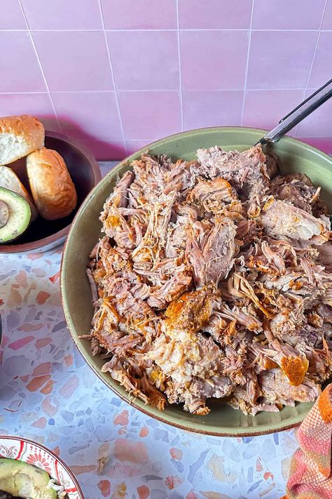 Instant Pot Puerto Rican Pernil (Pork Roast) | Girl Meets Fire Puerto Rican Pernil, Quick Dinner Recipes, Adobo, Pork Roast, Puerto Rican, Quick Dinner, Instant Pot, Comfort Food, Dinner Recipes